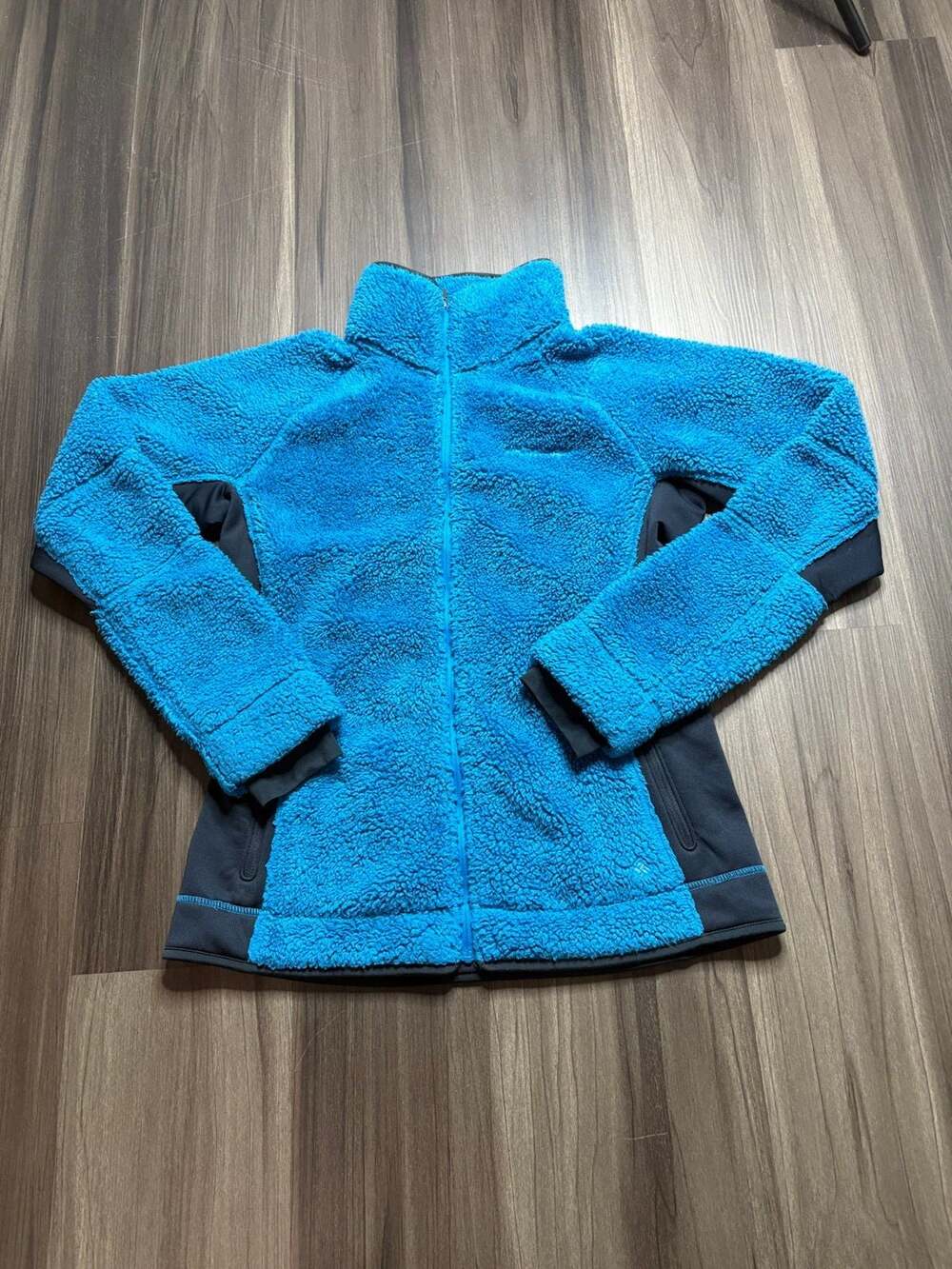 Columbia Sportswear Sherpa Fleece Jacket Women’s Medium Blue Full Zip
